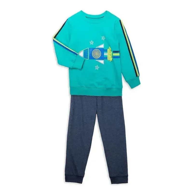 conjunto_de_moletom_littl_SKUNbQV8W9D_0.webp Little Me Conjunto de moletom Space 2 peças - Azul Discount