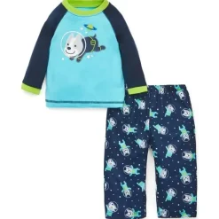 Little Me Conjunto de pijama de 2 peças Space Dog marinho Clearance