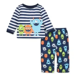 Little Me Conjunto de pijama - Monstros 2 Pk, Azul Online