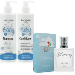 Baby Jolie Conjunto de presente de banho (shampoo, condicionador e perfume de bebê com memória) Outlet