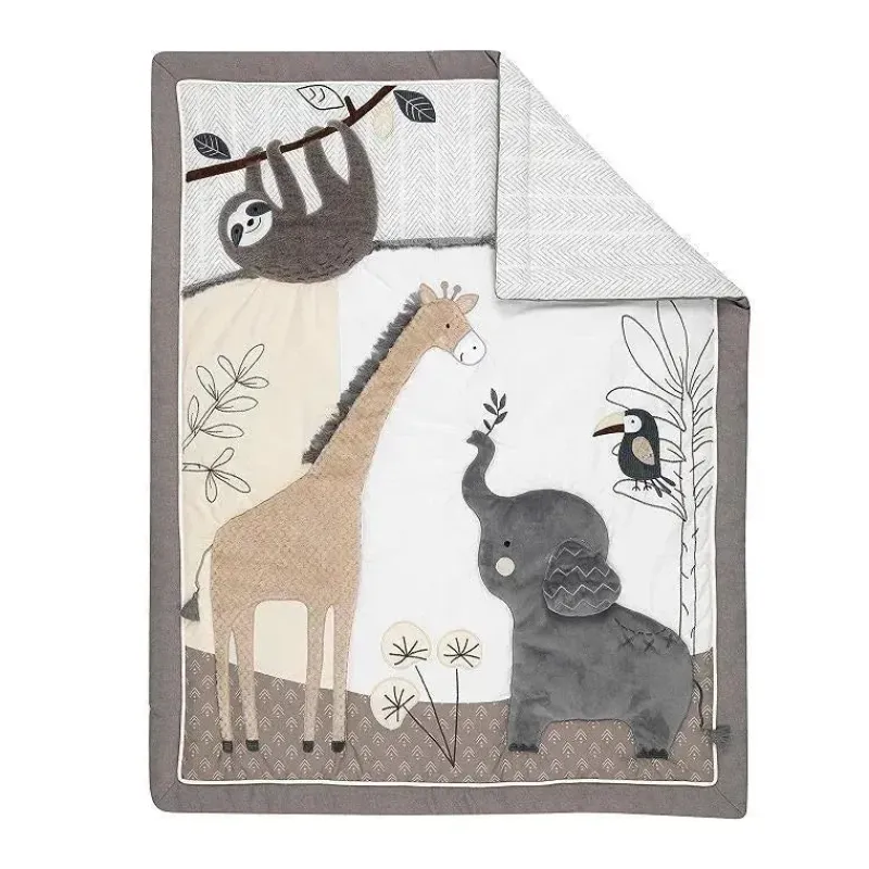 conjunto_de_roupa_de_cama_SKUatkStAC9_2.webp Lambs u0026 Ivy Conjunto de roupa de cama para bebês Lambs & Ivy Jungle Animals 4 peças Clearance