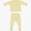 Martin Aranda Conjunto de suéter e leggings de malha - Take Me Home Ibiza, amarelo Fashion