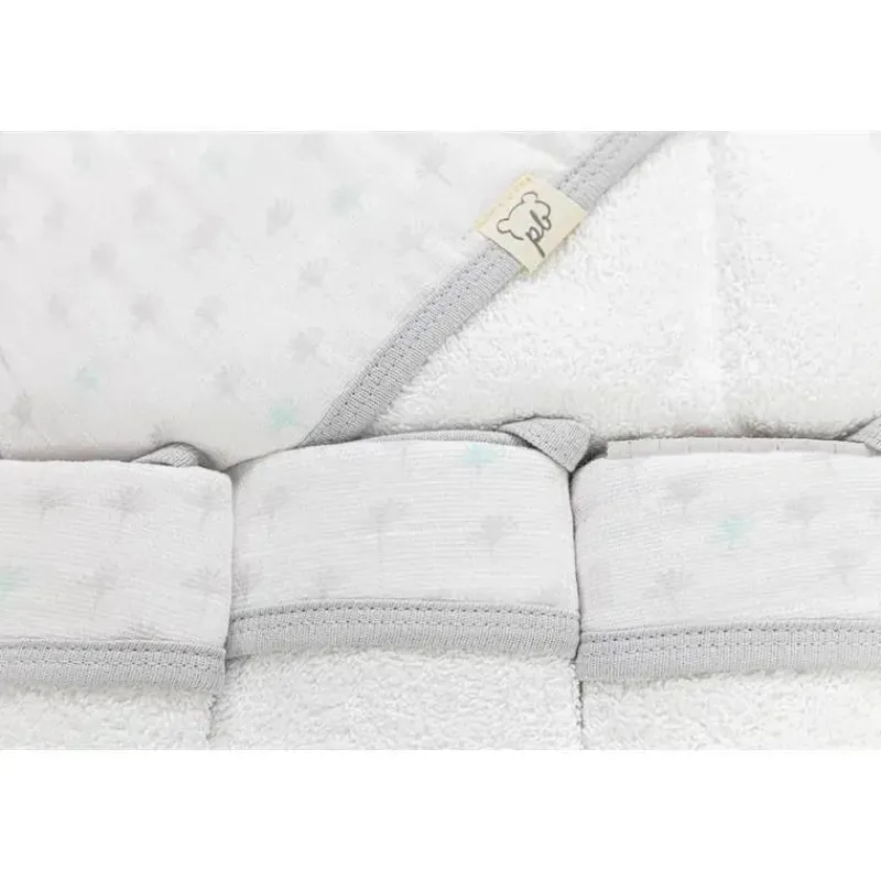 conjunto_de_toalha_de_beb_SKUv2nJakcQ_1.webp Piccolo Bambino Conjunto de toalha de bebê com capuz e 3 toalhinhas de bebê cinza pontilhada Sale