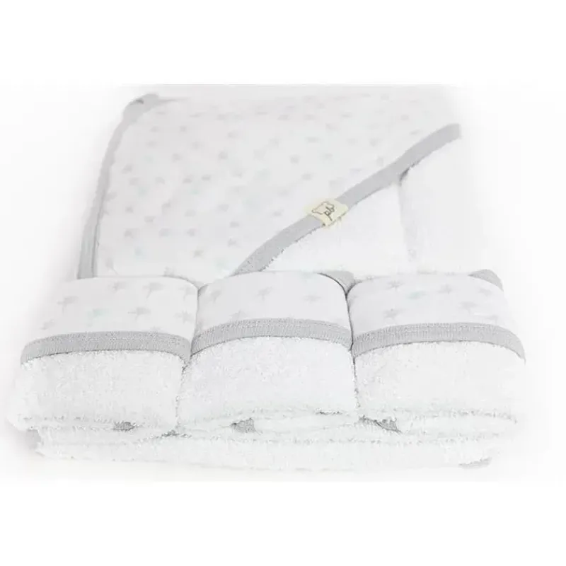 conjunto_de_toalha_de_beb_SKUv2nJakcQ_2.webp Piccolo Bambino Conjunto de toalha de bebê com capuz e 3 toalhinhas de bebê cinza pontilhada Sale