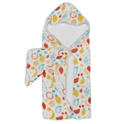 Loulou LOLLIPOP Conjunto de toalhas com capuz Cutie Fruits Clearance