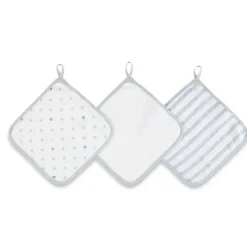 Aden + Anais Conjunto de Toalhinhas em Dove, Pacote com 3 Online