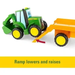 Tomy Conjunto de transporte John Deere Farmin Friends New