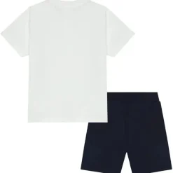 Hugo Boss Conjunto Mini Me Baby - Menino Branco e Azul Marinho New