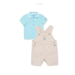 Little Me Conjunto Shortall Car - Bege New