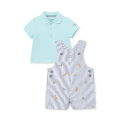 Little Me Conjunto Shortall Safari - Cinza Best