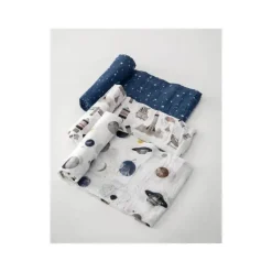 Little Unicorn Controle de solo de musselina de algodão unicórnio pequeno (pacote com 3) Sale