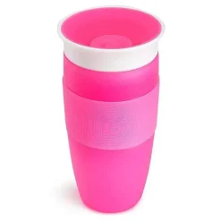 Munchkin Copo com Canudinho Miracle 360 14 Oz - Rosa New