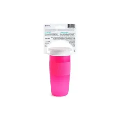 Munchkin Copo com Canudinho Miracle 360 ​​14 Oz - Rosa New