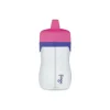 Thermos Copo com canudinho térmico 11 onças cristalino com detalhes em rosa e roxo Online