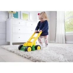 Tomy Cortador de grama eletrônico John Deere, brinquedo para crianças New