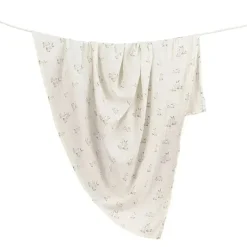 Crane - Bebê 100% Algodão Orgânico Coelhinho Único Envoltório para Bebê New