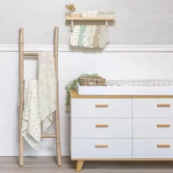 Crane - Bebê 100% Algodão Orgânico Coelhinho Único Envoltório para Bebê New