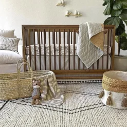 Crane - Cobertor de bebê de algodão macio acolchoado, cobre Online