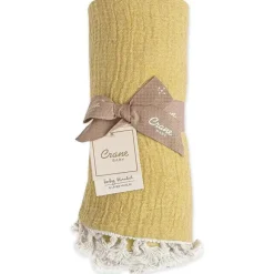 Crane - Cobertor de musselina para bebê, ocre Clearance