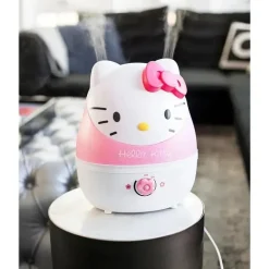Crane - Umidificadores ultrassônicos adoráveis, umidificador de ar de névoa fria de 1 galão, Hello Kitty Sale
