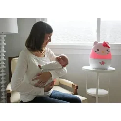 Crane - Umidificadores ultrassônicos adoráveis, umidificador de ar de névoa fria de 1 galão, Hello Kitty Sale