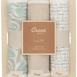 Crane Bedding - Cove 3-Pc. Baby Burp Cloth Set, Beach Life Outlet