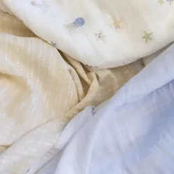 Crane Bedding - Cove 3-Pc. Swaddle Set, Sea Life New