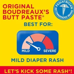Boudreaux's Butt Paste Creme para assaduras original da Boudreaux's Baby Butt Paste | Pomada para bebê | 2 onças. tubo Sale