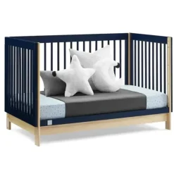 Delta Crianças - Berço Conversível BabyGap Tate 4 em 1, Marinho/Natural Clearance