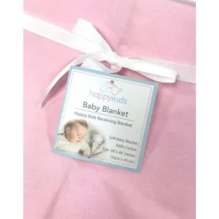 MacroBaby Crianças felizes recebendo cobertor, rosa Hot