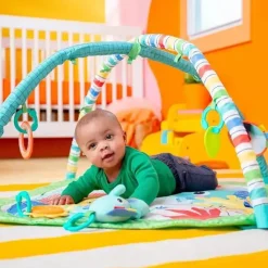 Bright Starts Crianças II - Gym selvagem da atividade dos Wiggles dos começos brilhantes com barra de brinquedo dobrável Hot