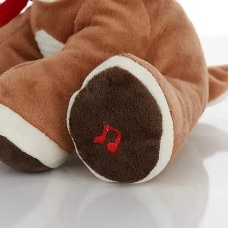 crianas_preferidas__papai_SKU90dbwnjl_1.webp Kids Preferred Crianças preferidas - Papai Noel Rudolph, o bicho de pelúcia musical da rena do nariz vermelho, 20 cm Discount