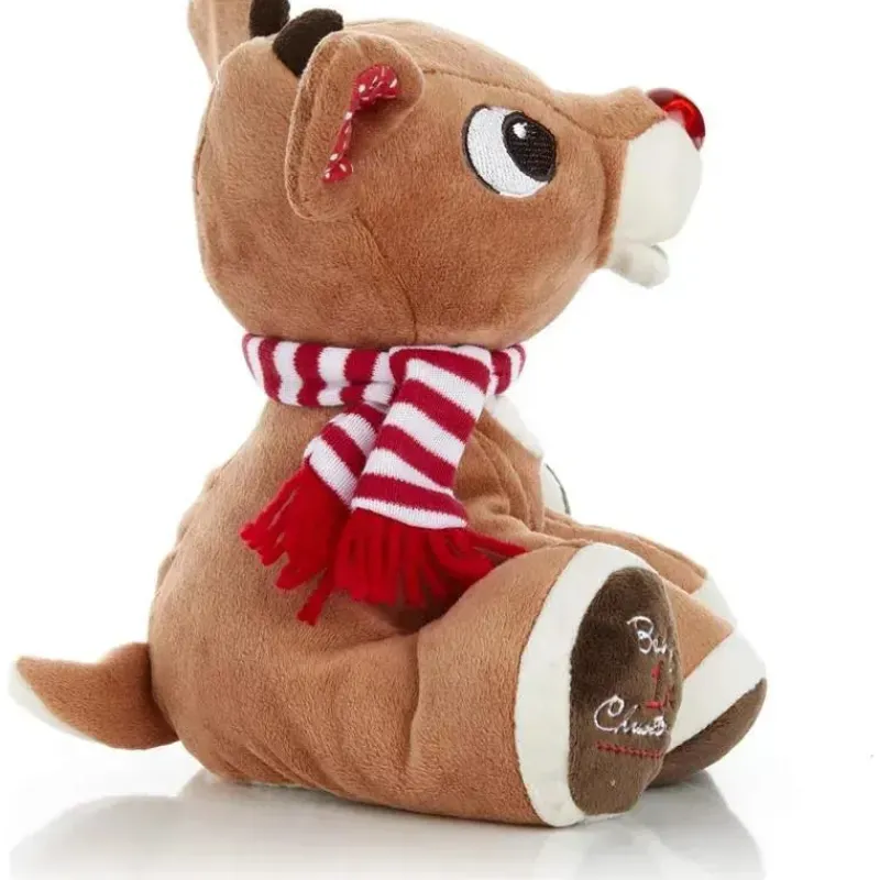 crianas_preferidas__papai_SKU90dbwnjl_6.webp Kids Preferred Crianças preferidas - Papai Noel Rudolph, o bicho de pelúcia musical da rena do nariz vermelho, 20 cm Discount