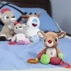 Kids Preferred Crianças preferidas - Rudolph, a rena do nariz vermelho, brinquedo de atividade de desenvolvimento do mordedor em movimento, 12 polegadas Best