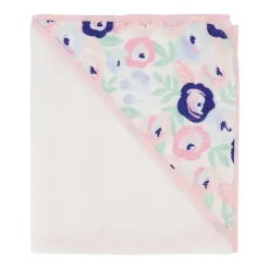 Cudlie - 3 Pk toalha com capuz enrolada/cardada, floral fresco New