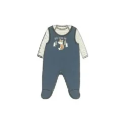 Cudlie - 2Pk Baby Boy Jumper & Bodysuit Little Guy, Blue Clearance