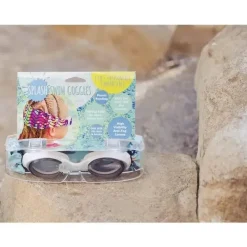Splash Place Óculos de natação – divertidos, modernos, confortáveis, adultos e crianças, ataque de tubarão Sale