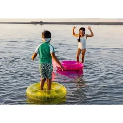 Splash Place Óculos de natação - divertidos, modernos, confortáveis, adultos e crianças, Dino Hot