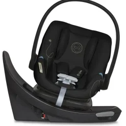 Cybex - Assento de carro infantil giratório Aton G Sensorsafe, Moon Black Fashion