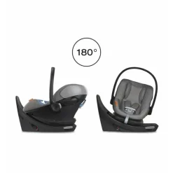 Cybex - Assento de carro infantil seguro com sensor giratório Aton G, cinza lava Clearance