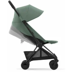 Cybex - Carrinho Compacto Coya, Preto Mate/Verde Folha Outlet