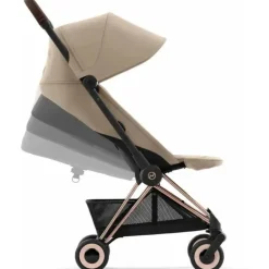 Cybex - Carrinho Compacto Coya, Ouro Rosa/Bege Aconchegante New