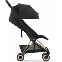 Cybex - Carrinho Compacto Coya, Ouro Rosa/Preto Sépia Discount