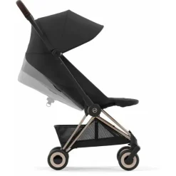 Cybex - Carrinho Compacto Coya, Ouro Rosa/Preto Sépia Discount