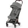 Cybex - Carrinho Compacto Coya, Ouro Rosa/Cinza Mirage Hot
