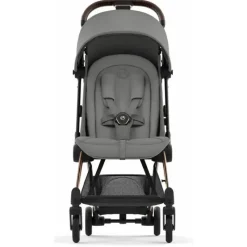 Cybex - Carrinho Compacto Coya, Ouro Rosa/Cinza Mirage Hot