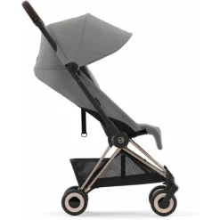 Cybex - Carrinho Compacto Coya, Ouro Rosa/Cinza Mirage Hot
