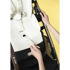 Cybex - Carrinho de passeio simples a duplo Gazelle S 2, estrutura taupe/bege concha Sale