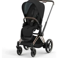 Cybex - Carrinho EPriam 2 Rosa Ouro/Marrom/Preto Profundo Sale