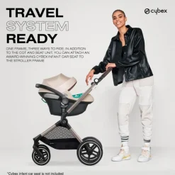 Cybex - Eos Lux 2-In-1 Stroller, Seashell Beige Online